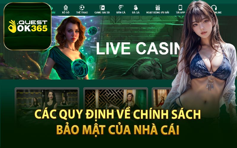 Các Quy Định Về Chính Sách Bảo Mật Của Nhà Cái